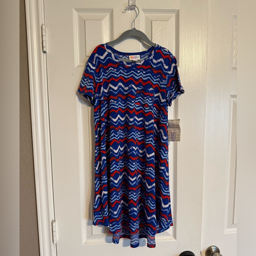 NWT LuLaRoe Scarlett Dress – Size 10 | Patriotic 4th of July